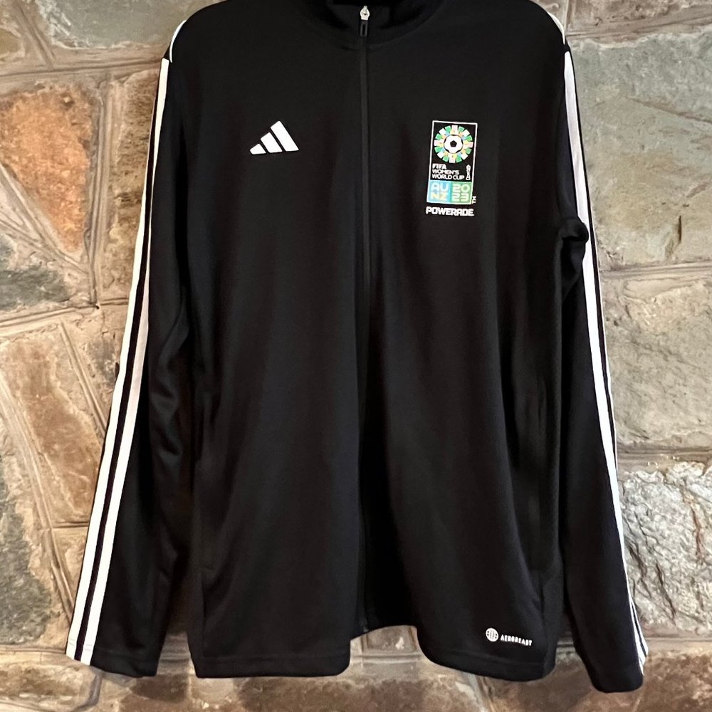 Adidas Zip Front Jacket FIFA Womens's World Cup 2023 Black